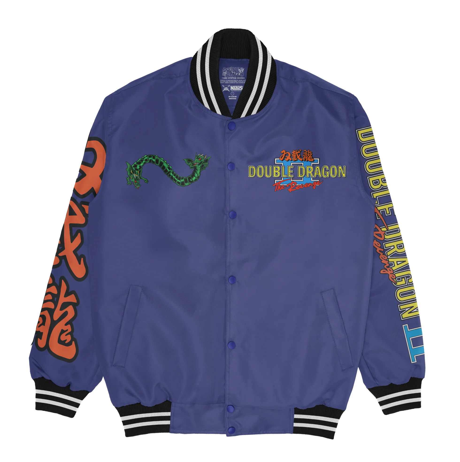 DOUBLE DRAGON II BOX ART LIGHTWEIGHT JACKET (PRE ORDER) - Image 2