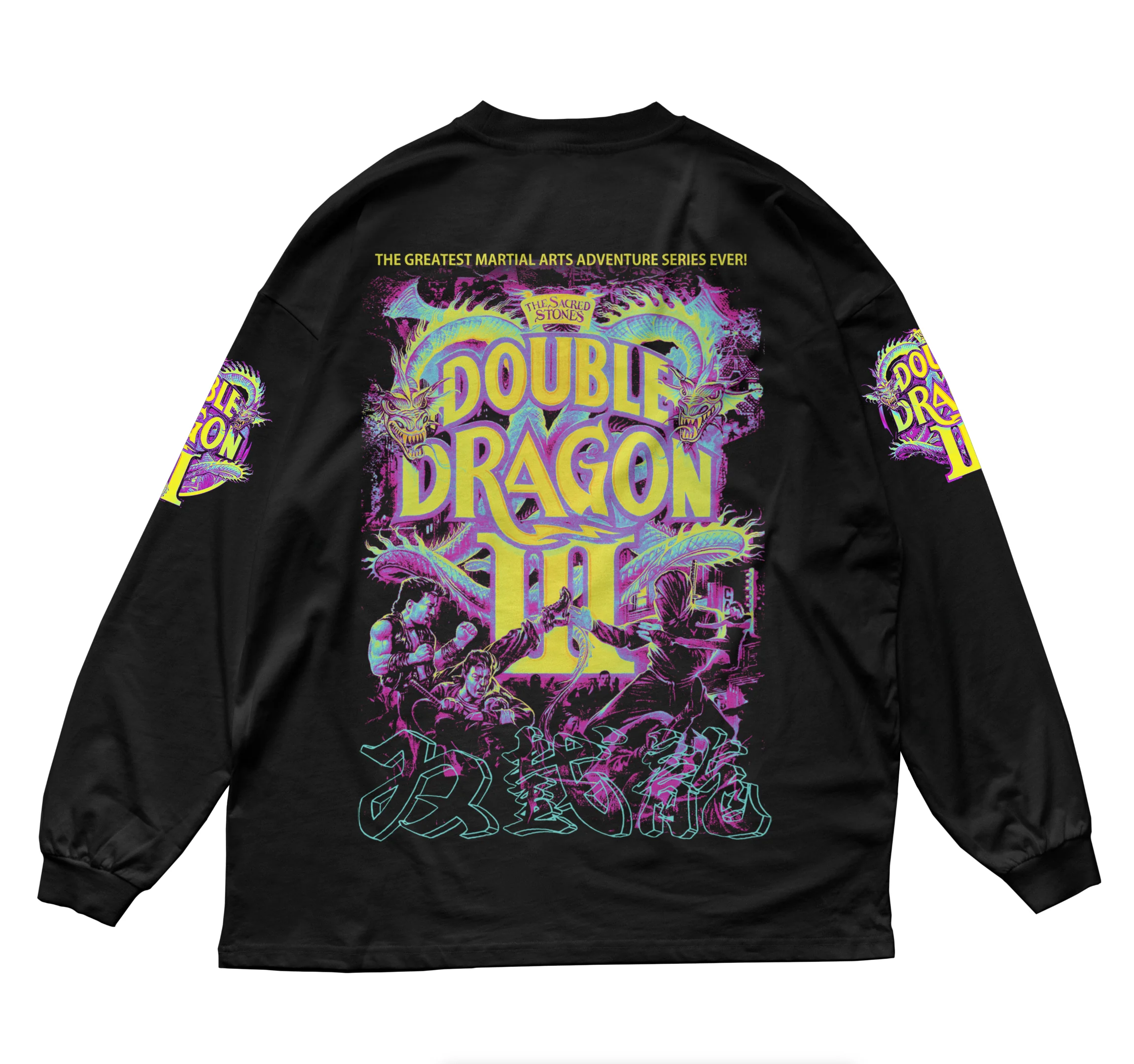DOUBLE DRAGON III BOX ART LONG SLEEVE