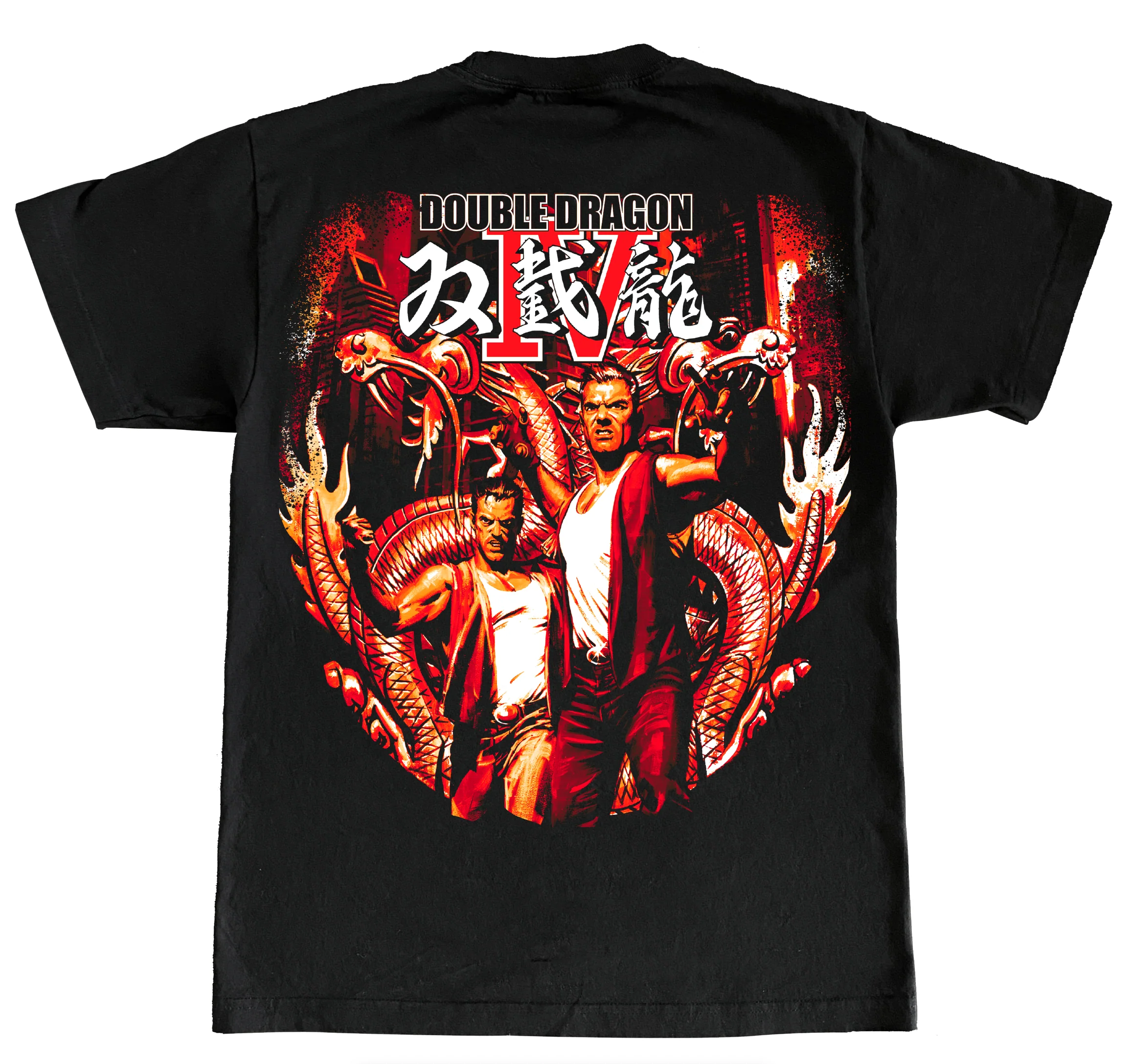 DOUBLE DRAGON IV BOX ART TEE (DOUBLE SIDED PRINT)