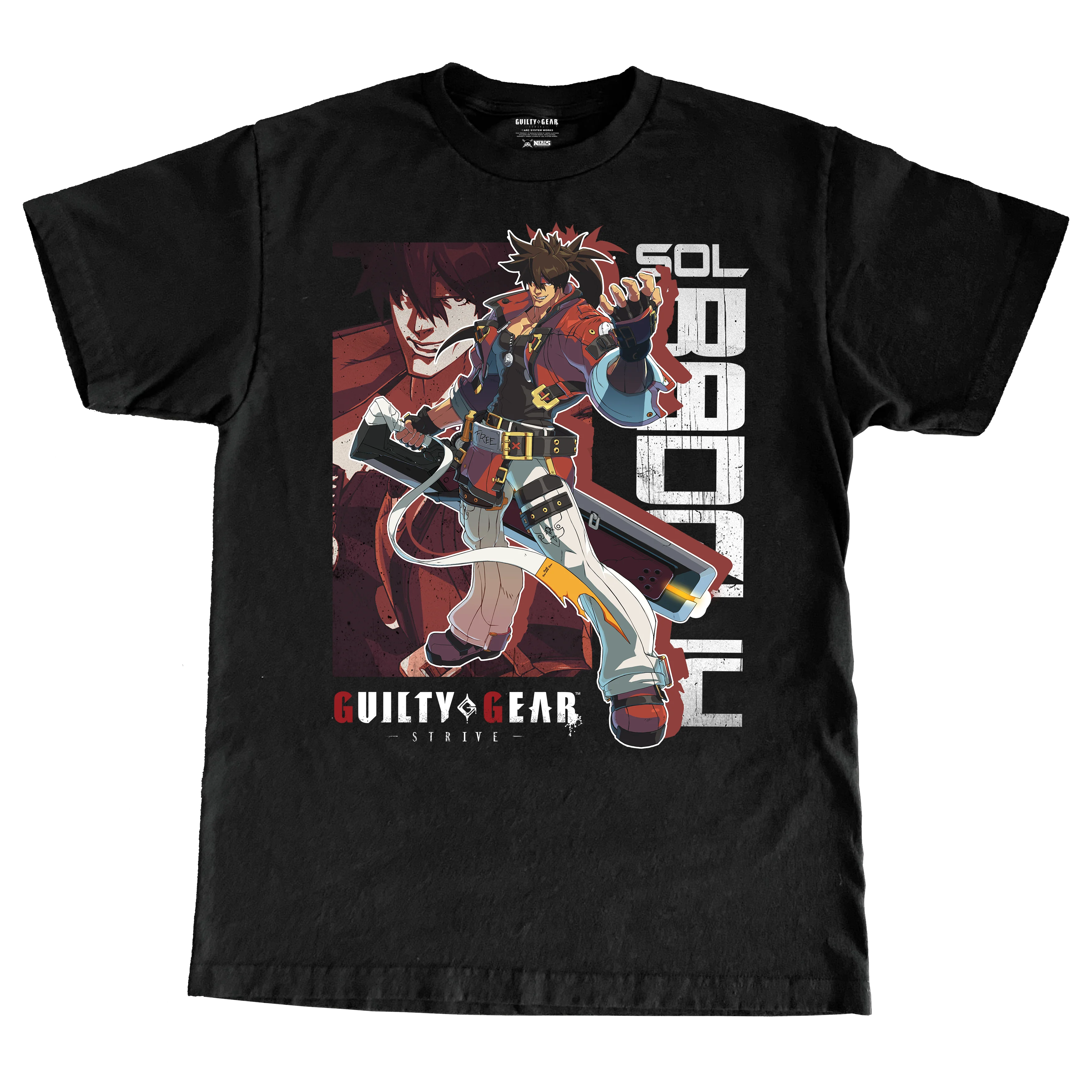 GUILTY GEAR STRIVE SOL BADGUY TSHIRT