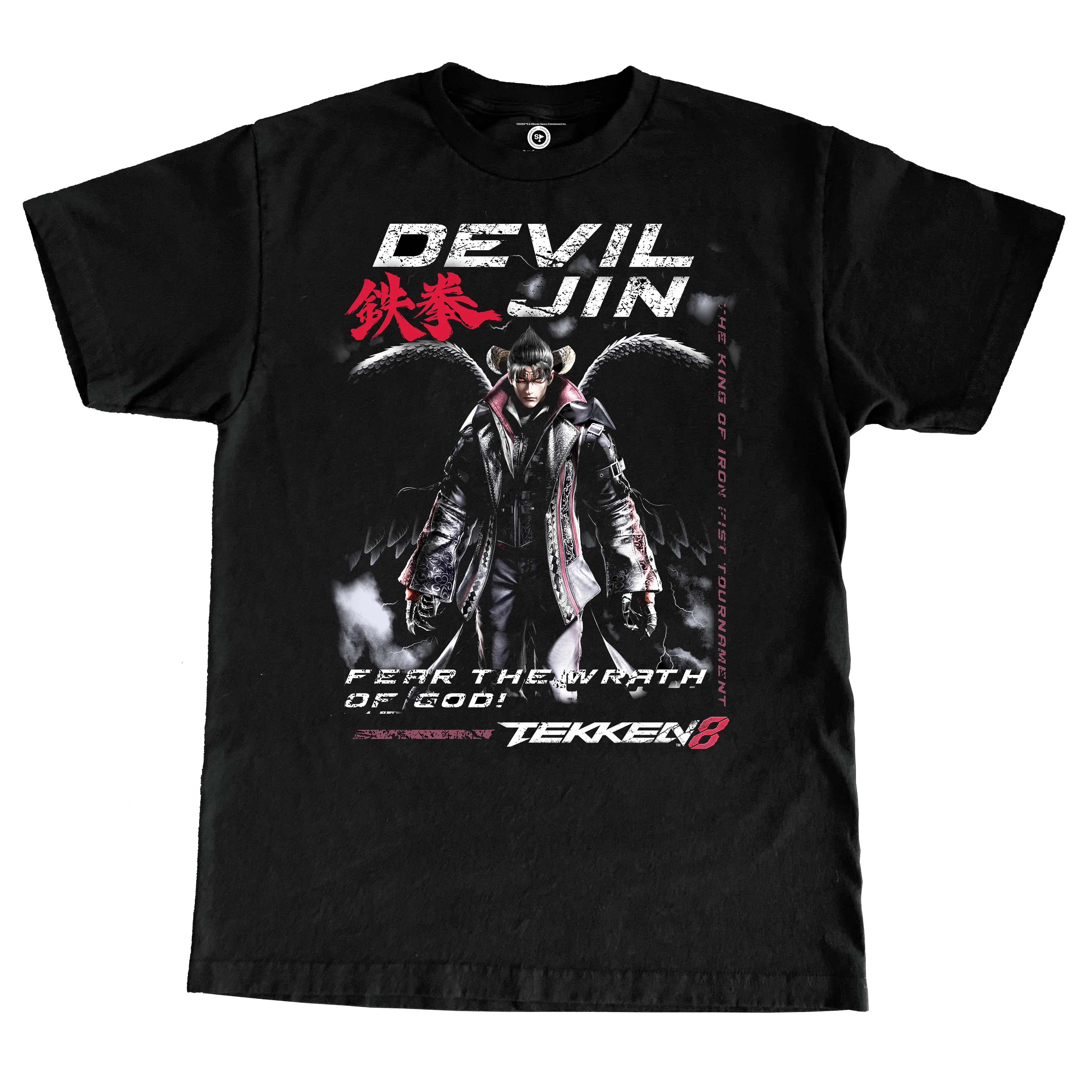 TEKKEN 8 DEVIL JIN LARGE PRINT TSHIRT
