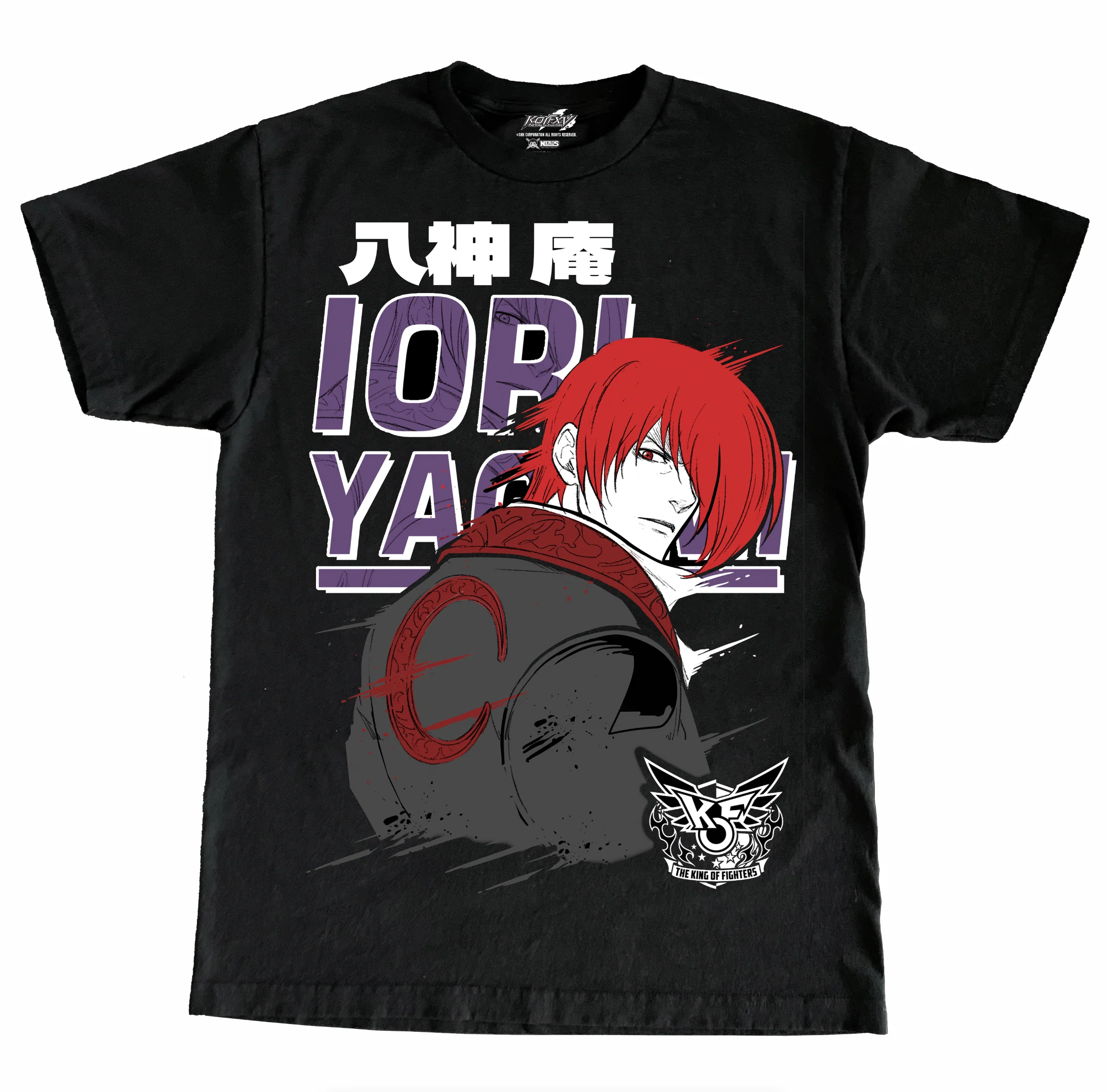 THE KING OF FIGHTERS XV IORI YAGAMI SKETCH T-SHIRT