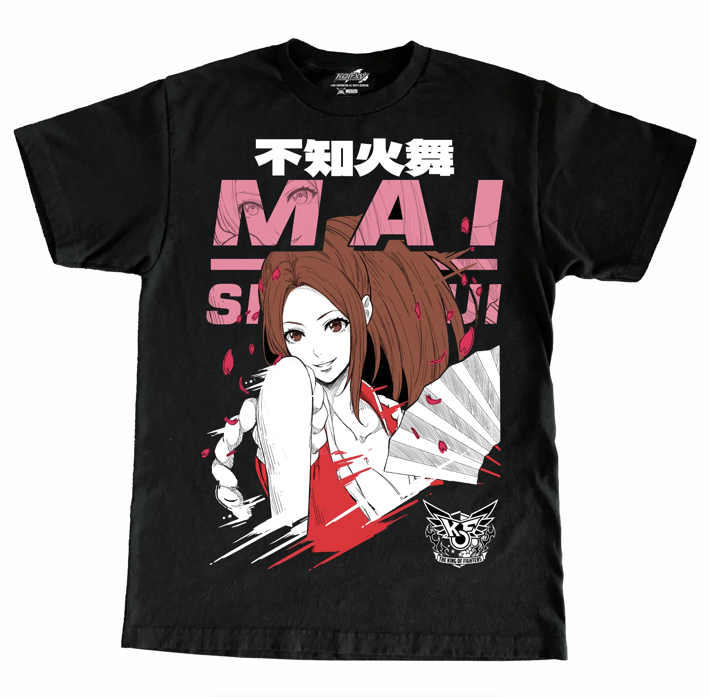 THE KING OF FIGHTERS XV MAI SHIRANUI SKETCH T-SHIRT
