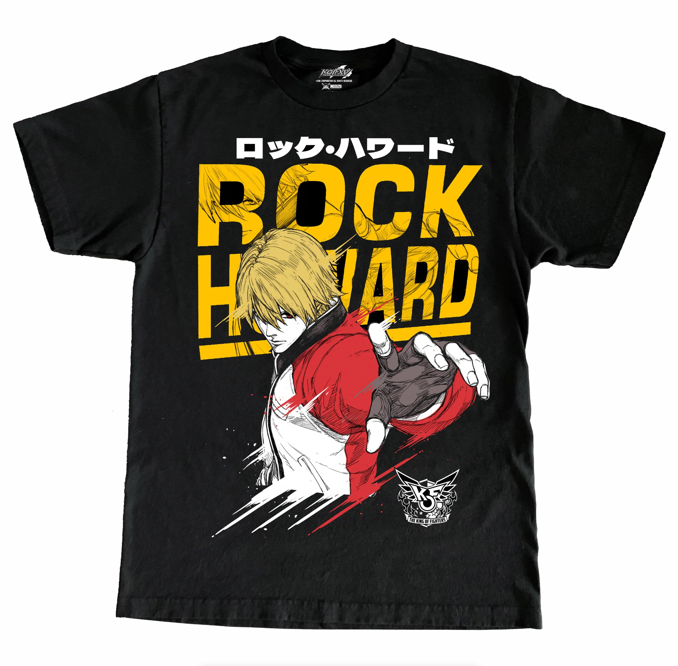 THE KING OF FIGHTERS XV ROCK HOWARD SKETCH T-SHIRT