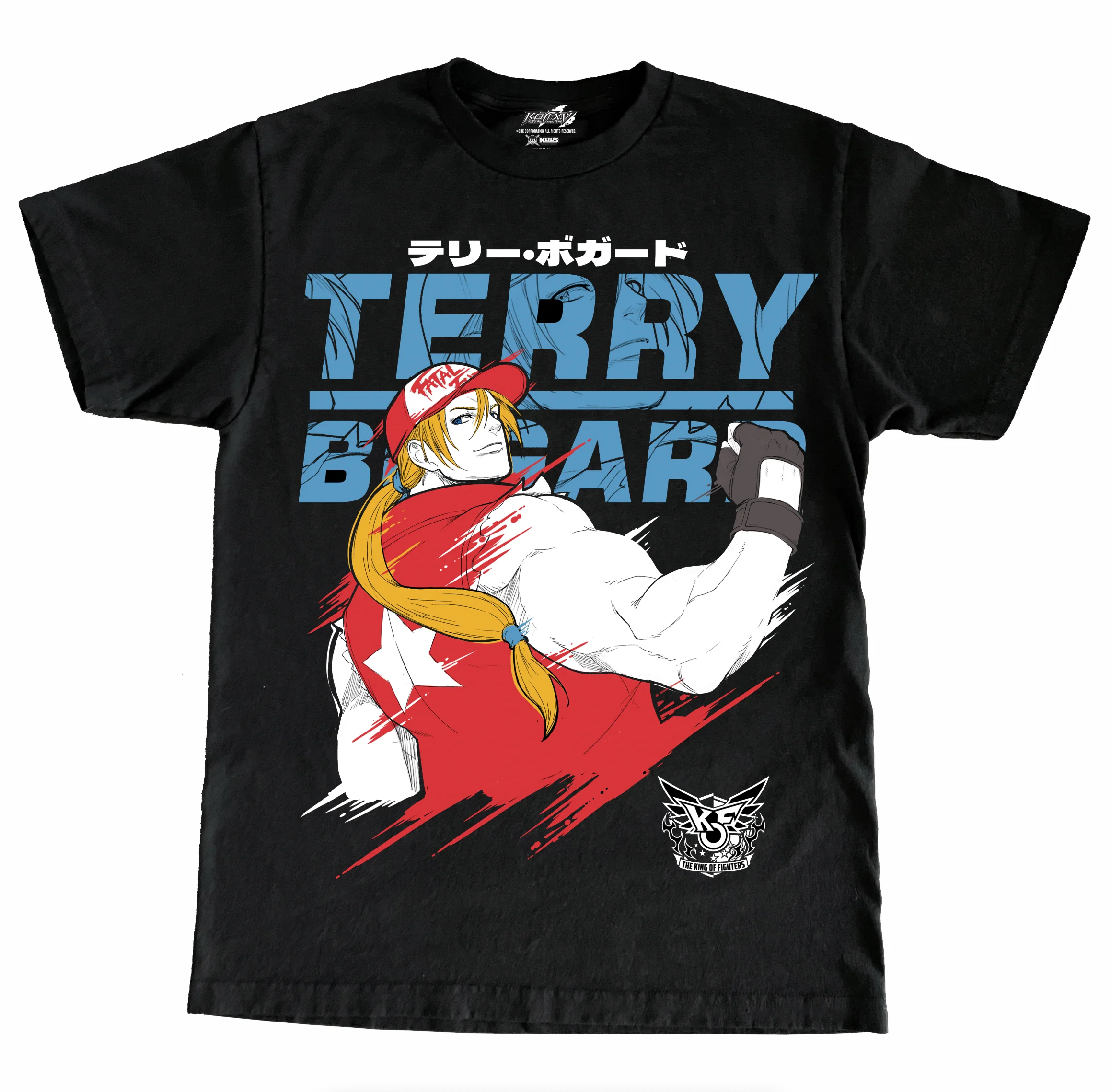THE KING OF FIGHTERS XV TERRY BOGARD SKETCH T-SHIRT